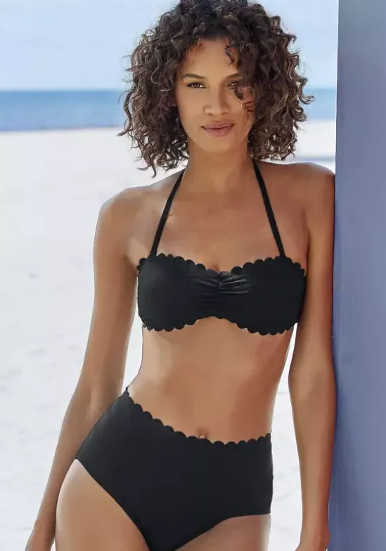 Bandeau-Bikini-Top"Scallop"
