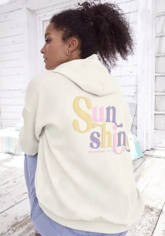 Hoodie"-Kapuzensweatshirt Mit Ruckenprint"