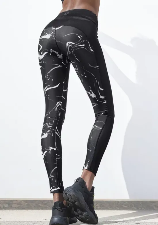 Leggings"Black Marble"