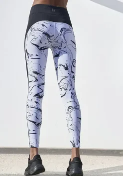 Leggings"White Marble"