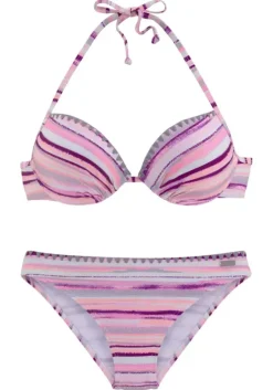 Push-Up-Bikini"Violet"