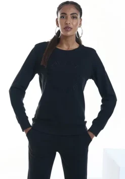 Sweatshirt"Mit Logostickerei"